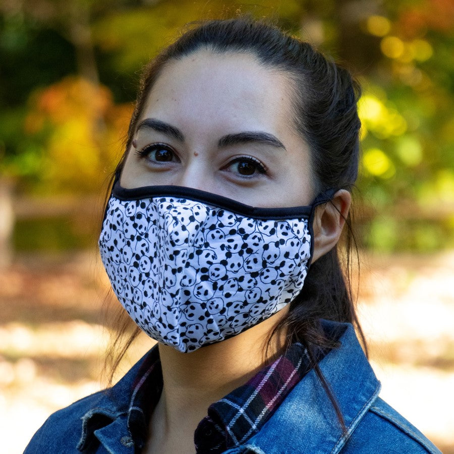 Panda print face mask - WWF-Canada