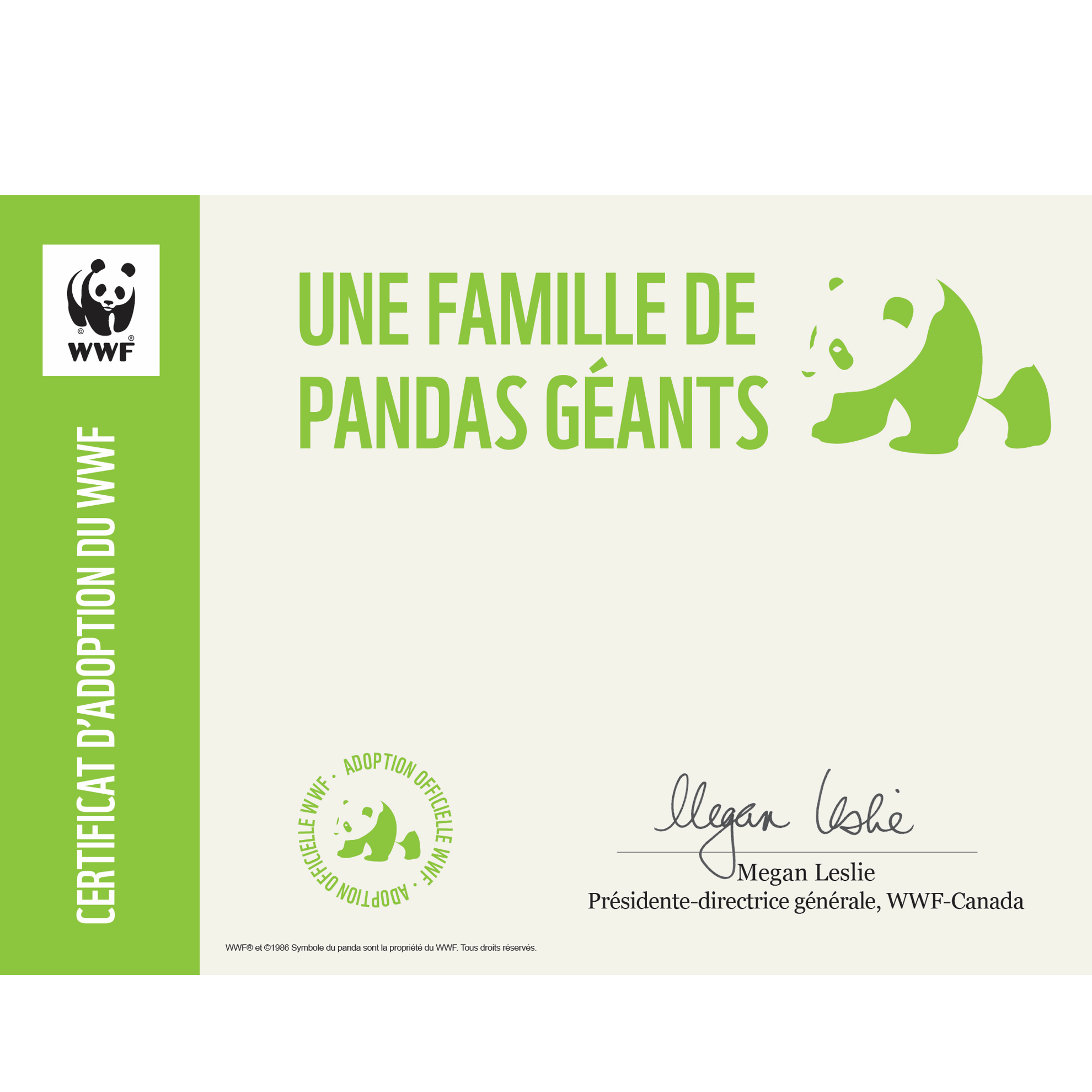 Famille de pandas géants - WWF-Canada