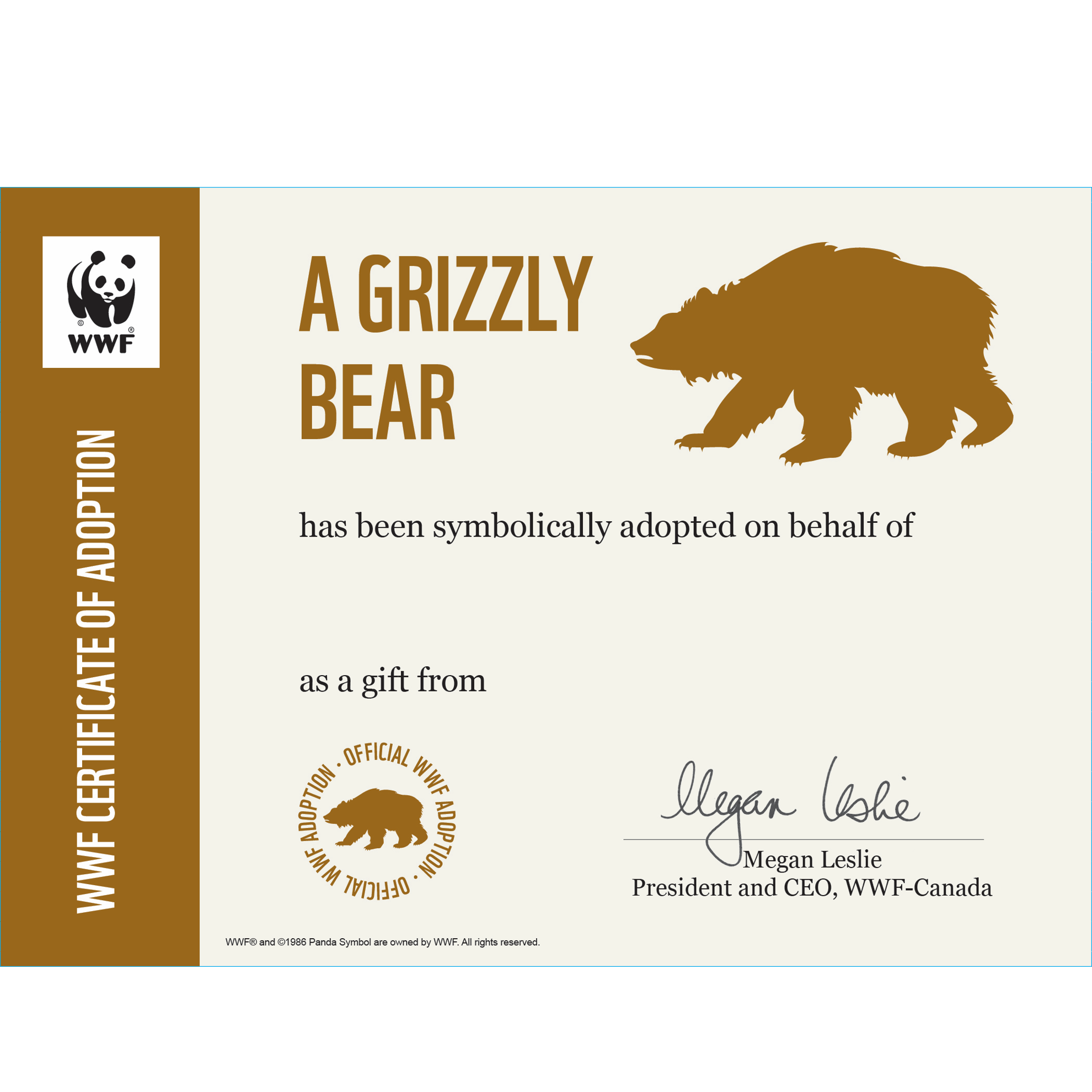 Grizzly bear - WWF-Canada