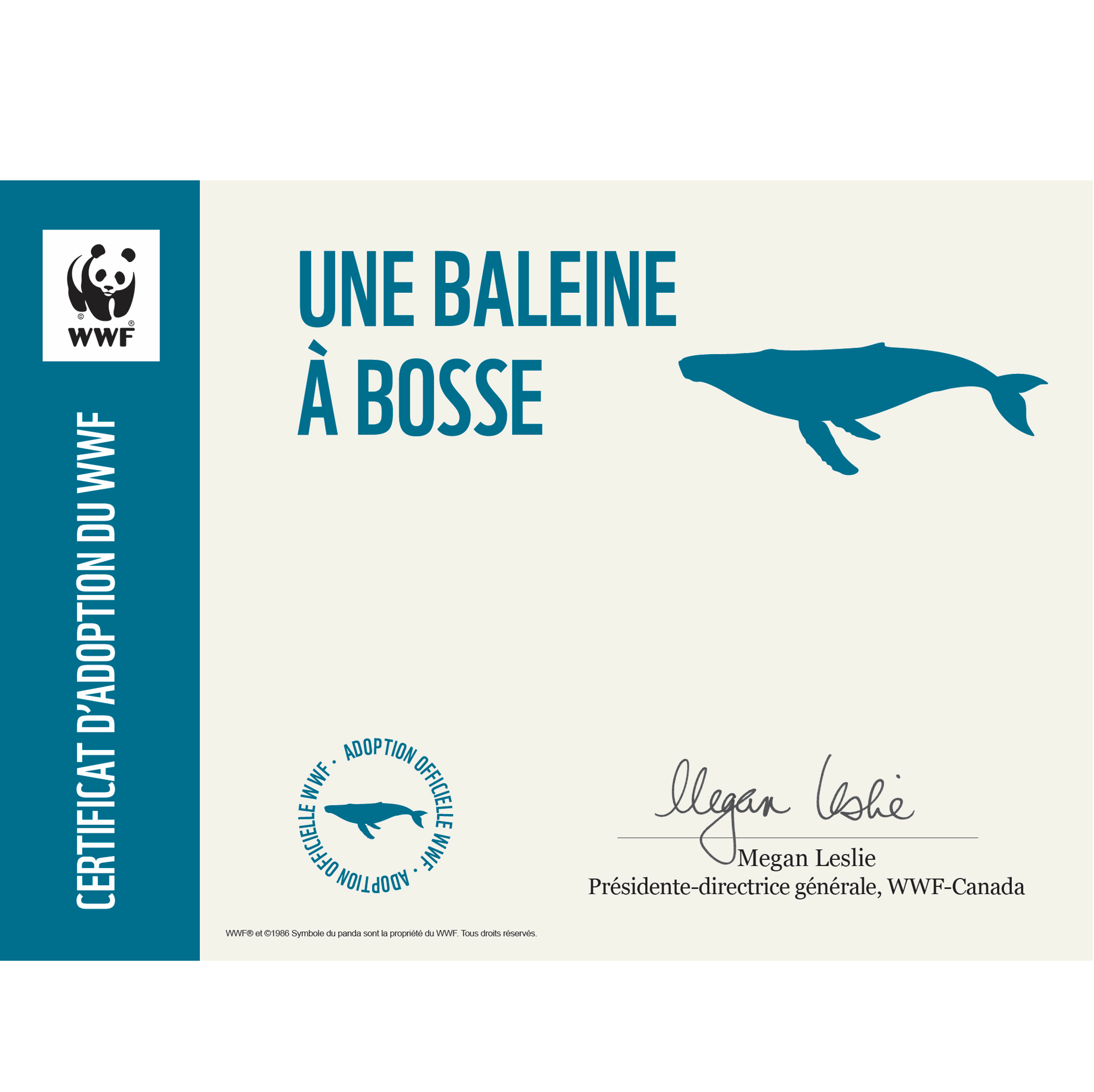 Baleine à bosse - WWF-Canada