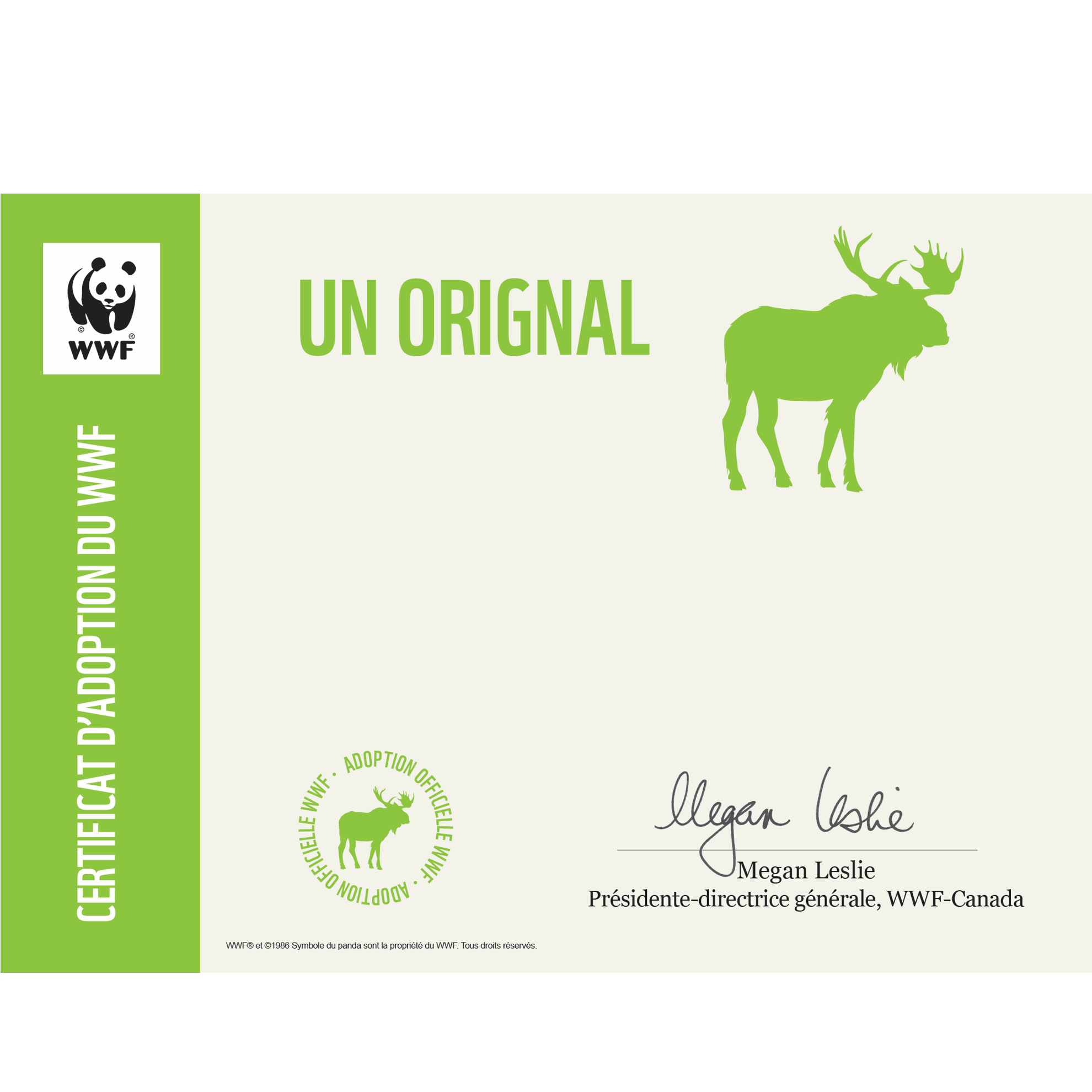 Orignal - WWF-Canada