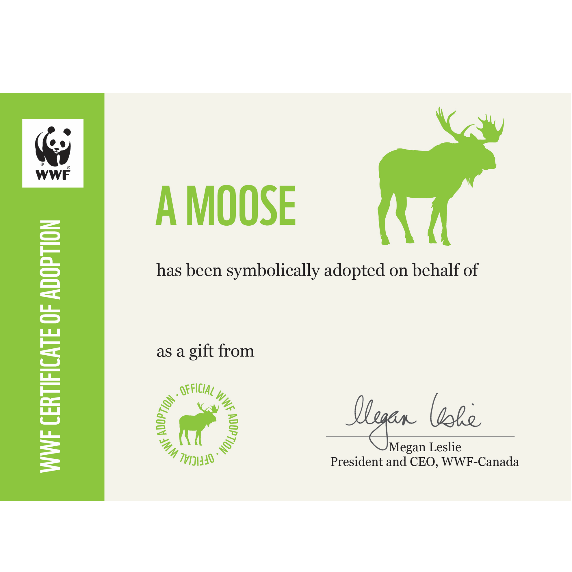 Moose - WWF-Canada