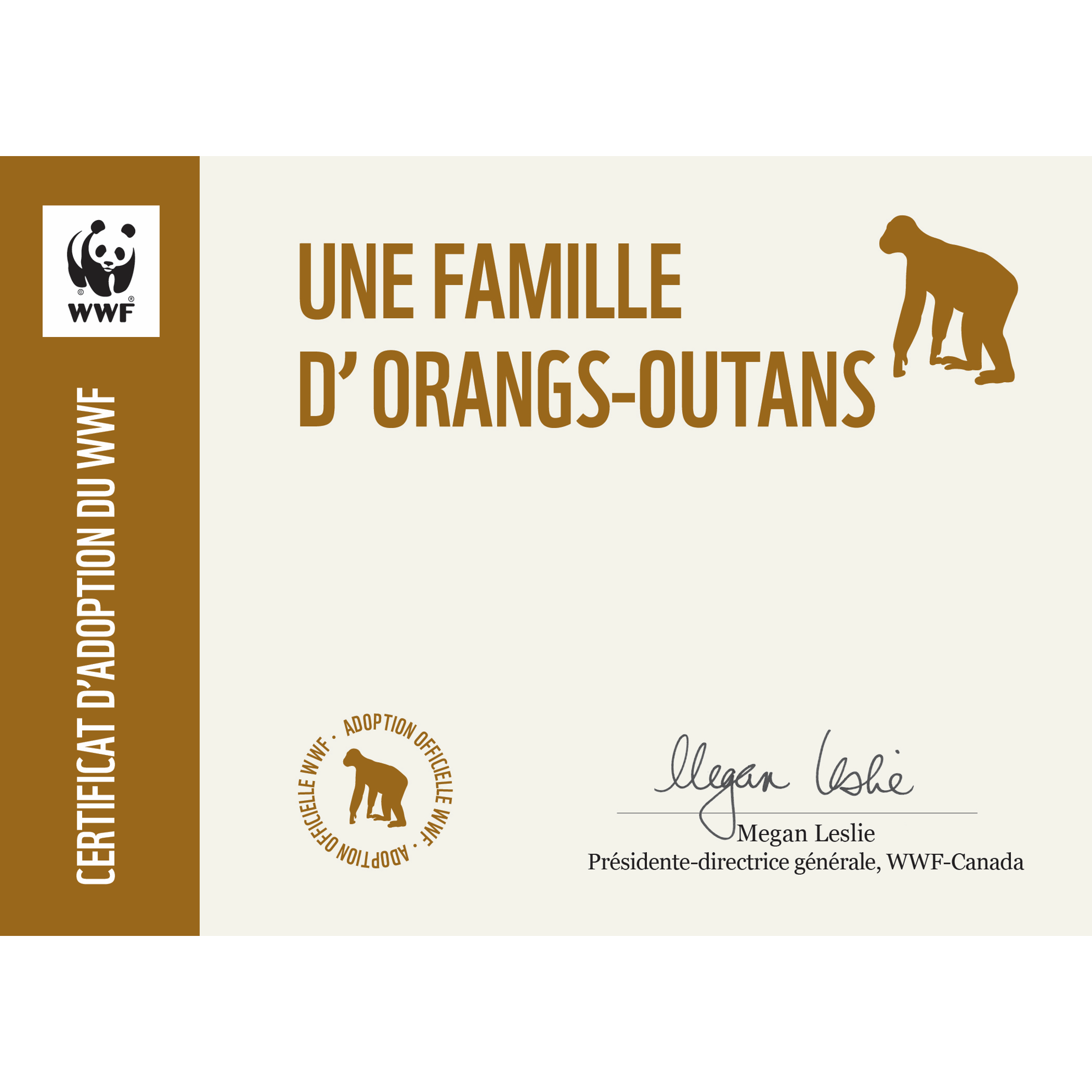 Famille d’orangs-outans - WWF-Canada