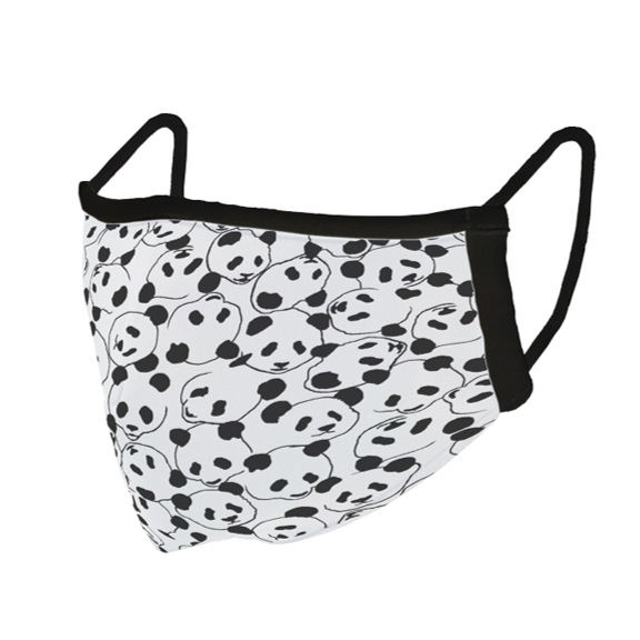 Panda print face mask - WWF-Canada