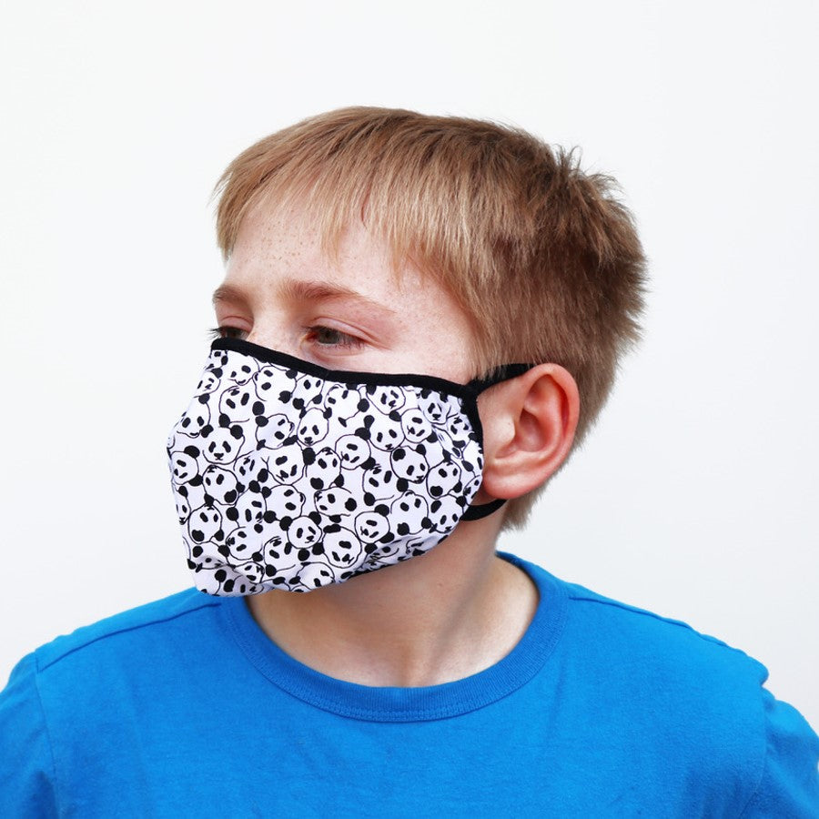 Panda print face mask - WWF-Canada