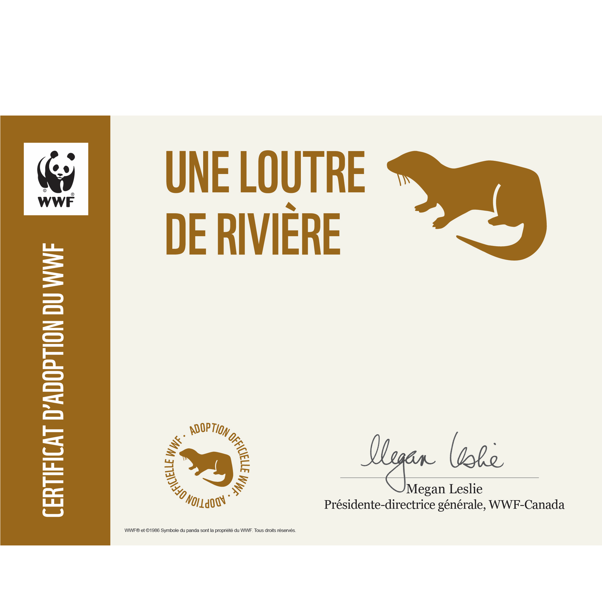 Loutre de rivière - WWF-Canada