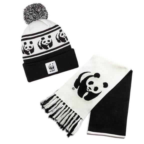 Ensemble de tuque et d’écharpe panda - WWF-Canada