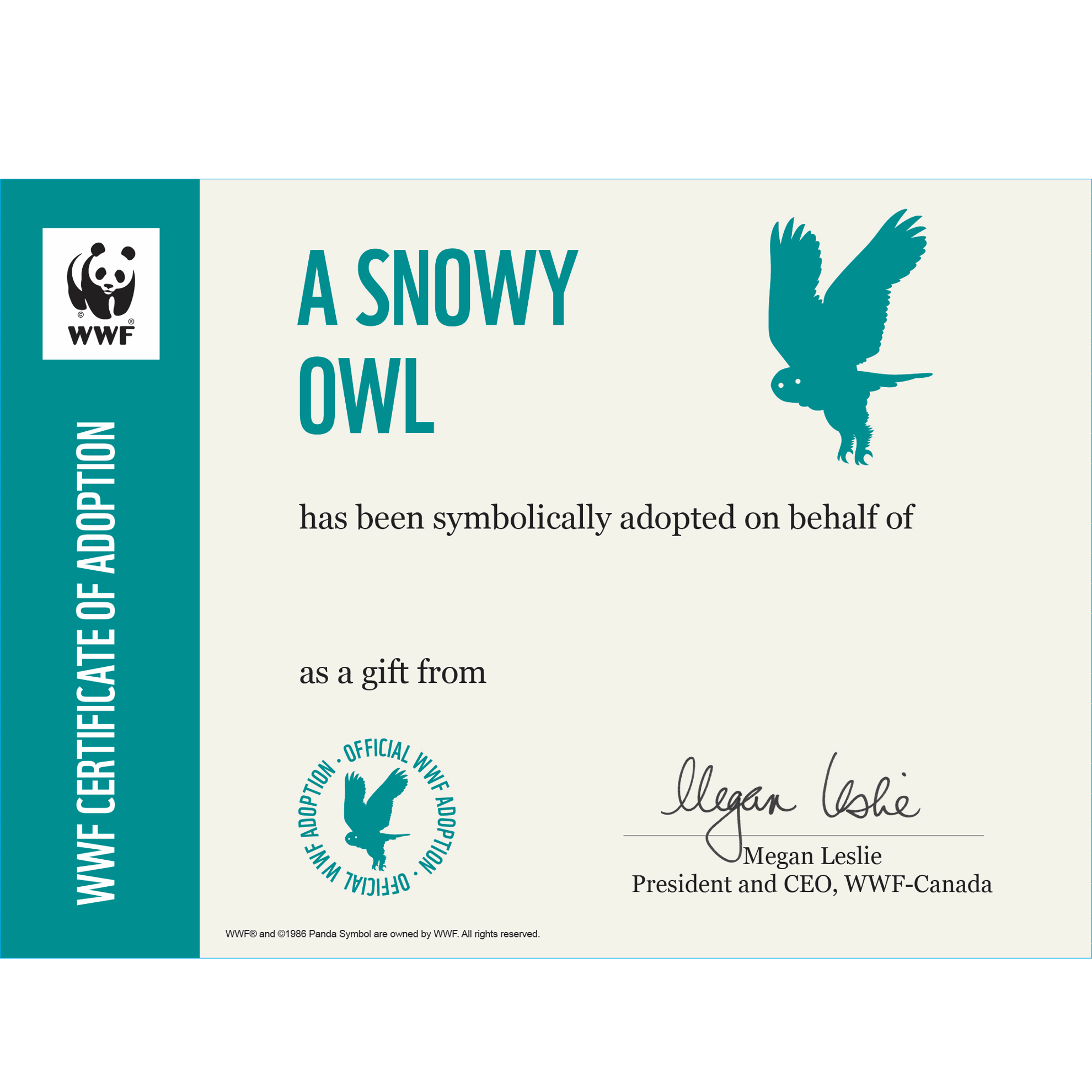 Snowy owl - WWF-Canada