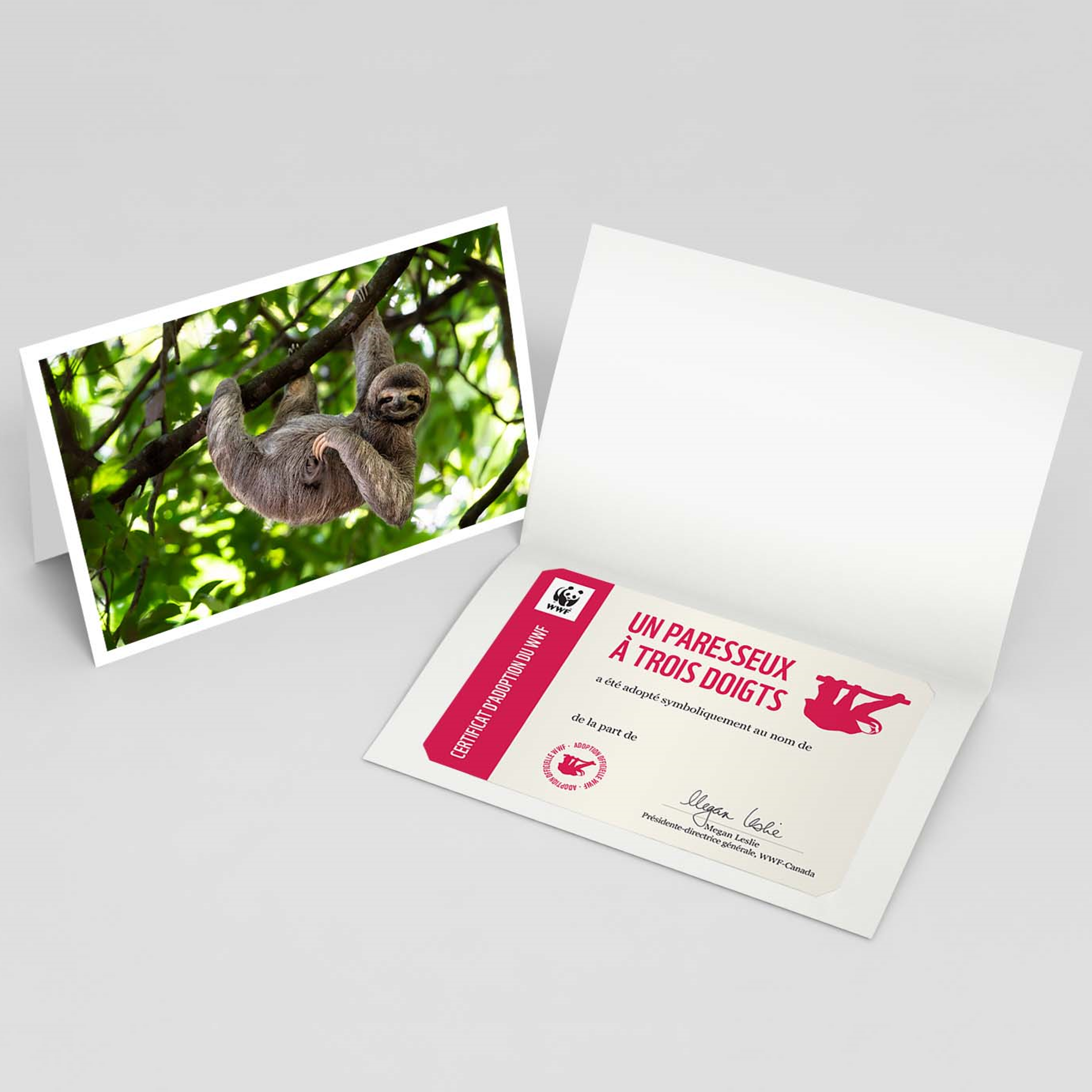Carte paresseux - WWF-Canada