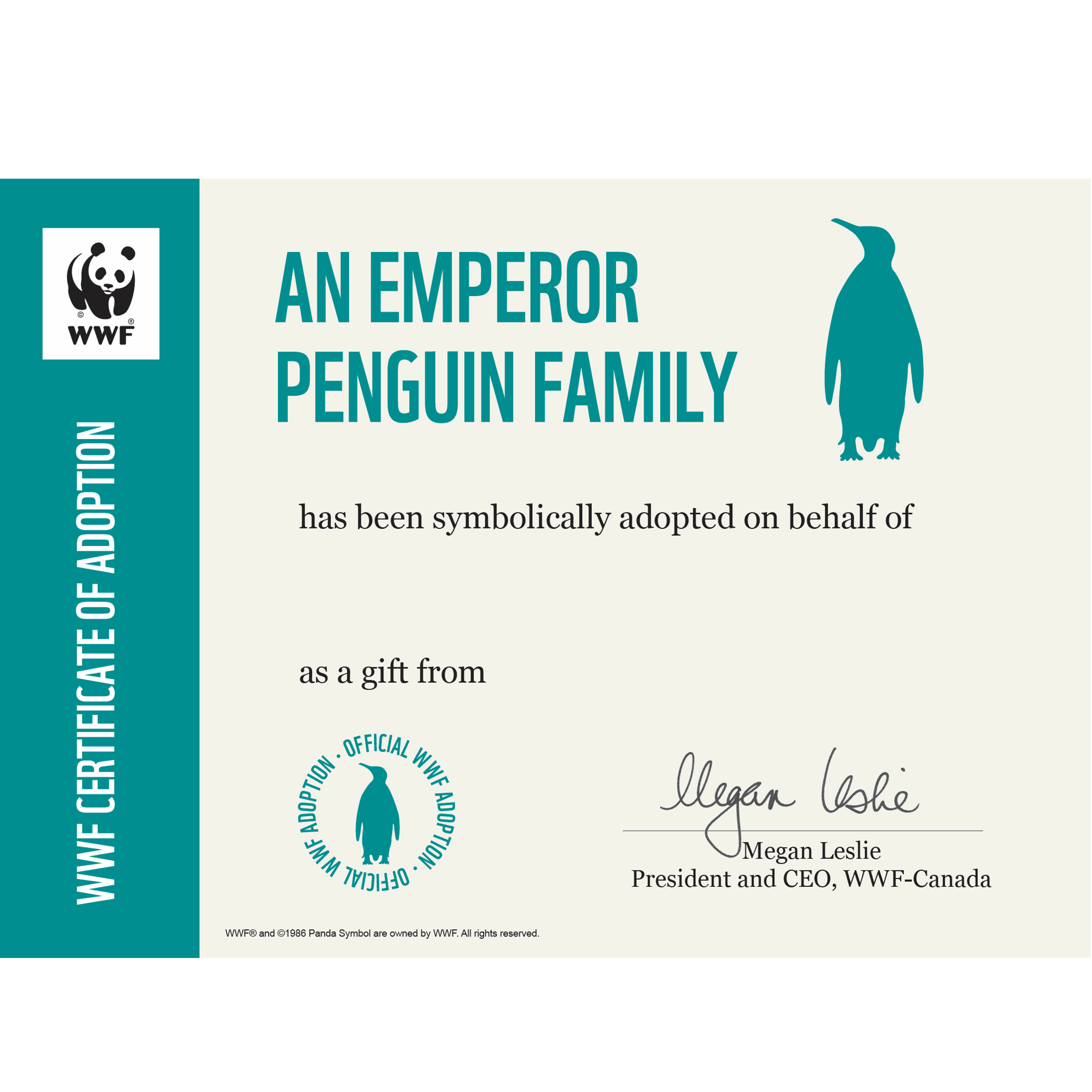 Emperor penguin family - WWF-Canada