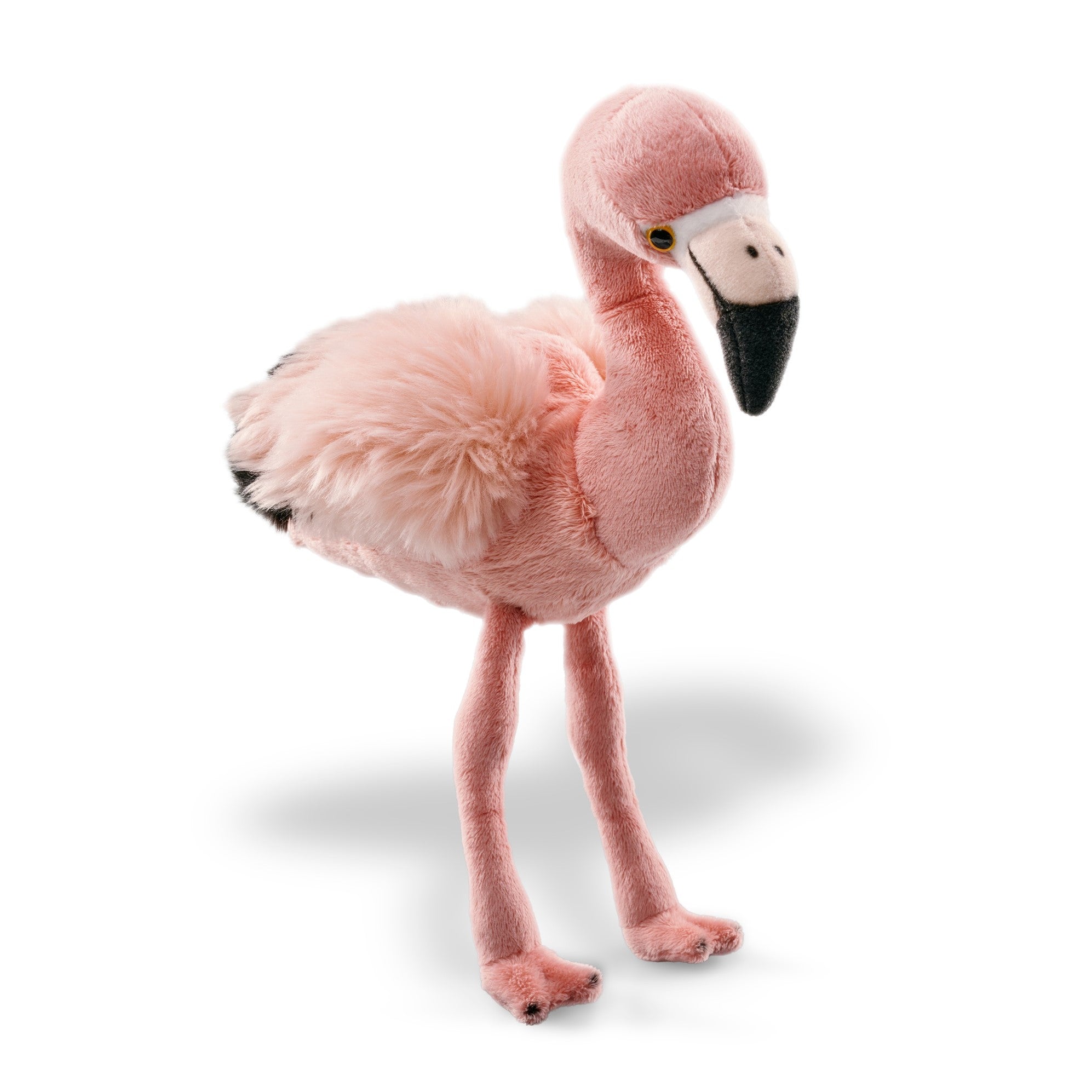 A photo of the flamingo plush toy