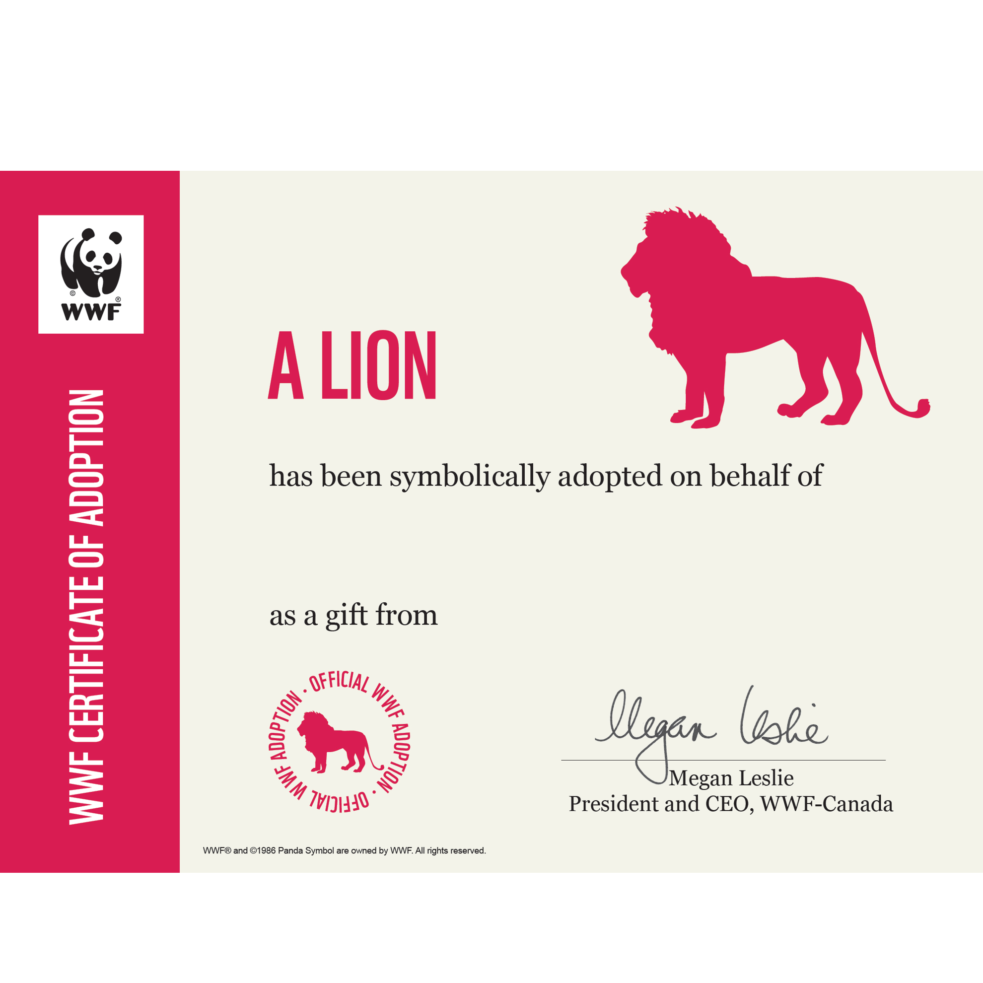 Lion - WWF-Canada