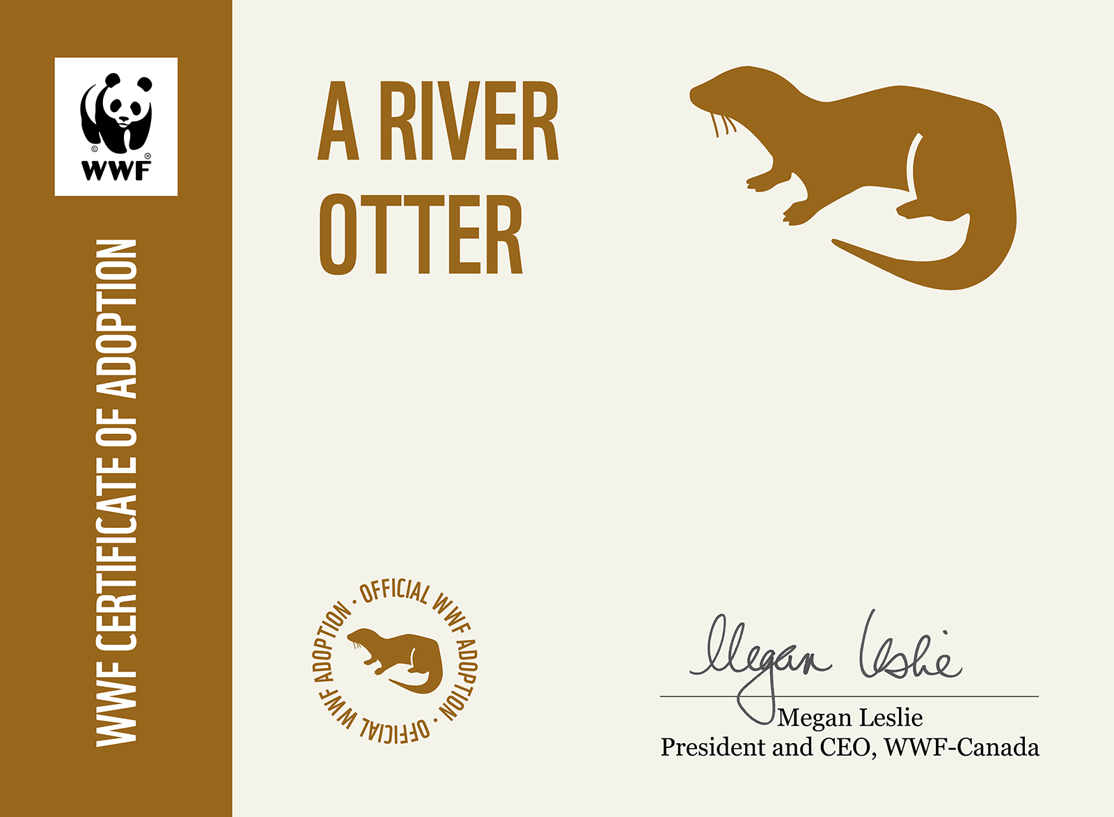 WWT on X: “I've found my significant otter.” Adopt an otter for