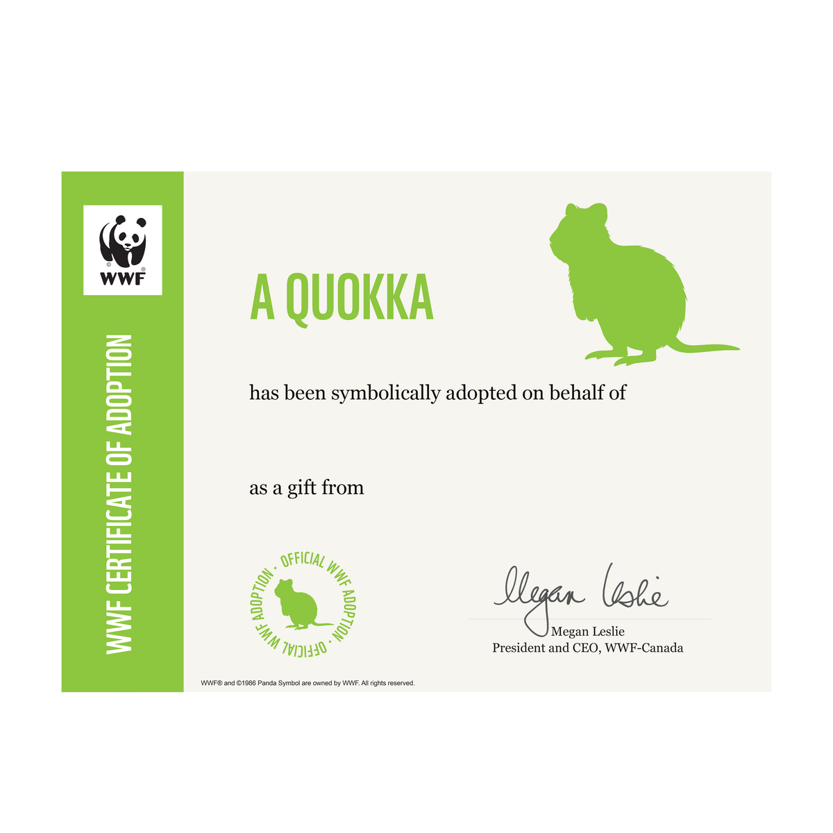 Quokka digital adoption - WWF-Canada