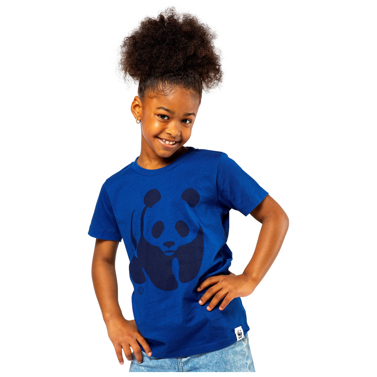 Blue Dots Kids Sustainable Crew Neck T-Shirt main image 1