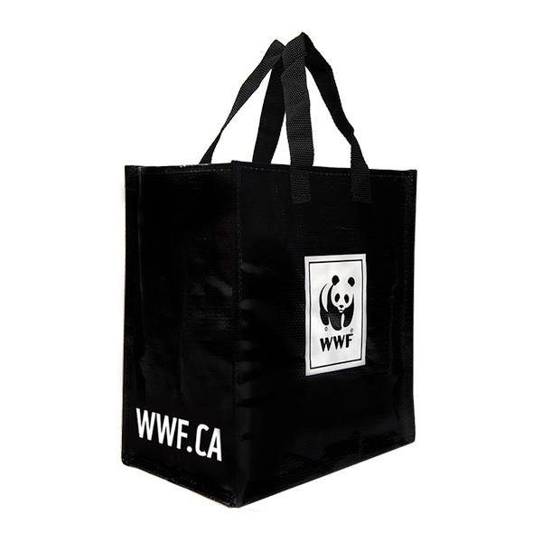 Black WWF tote bag