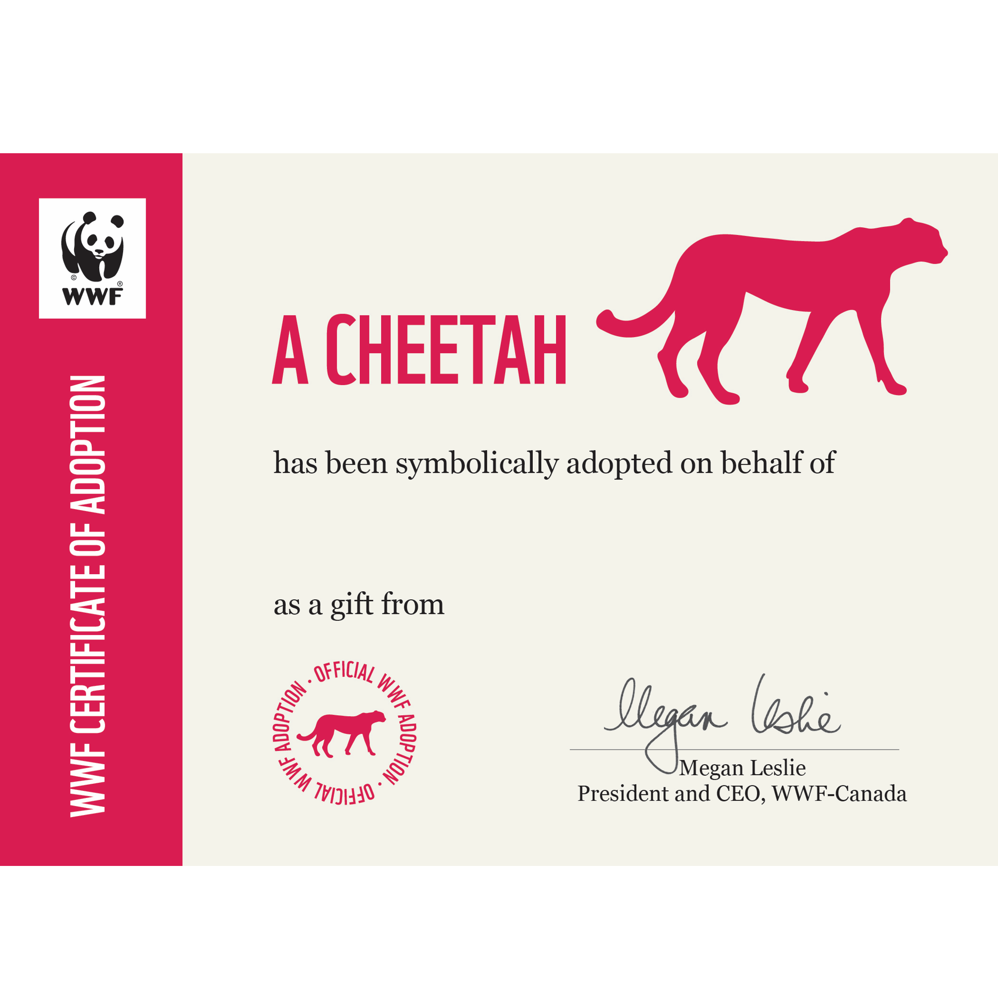 Cheetah - WWF-Canada