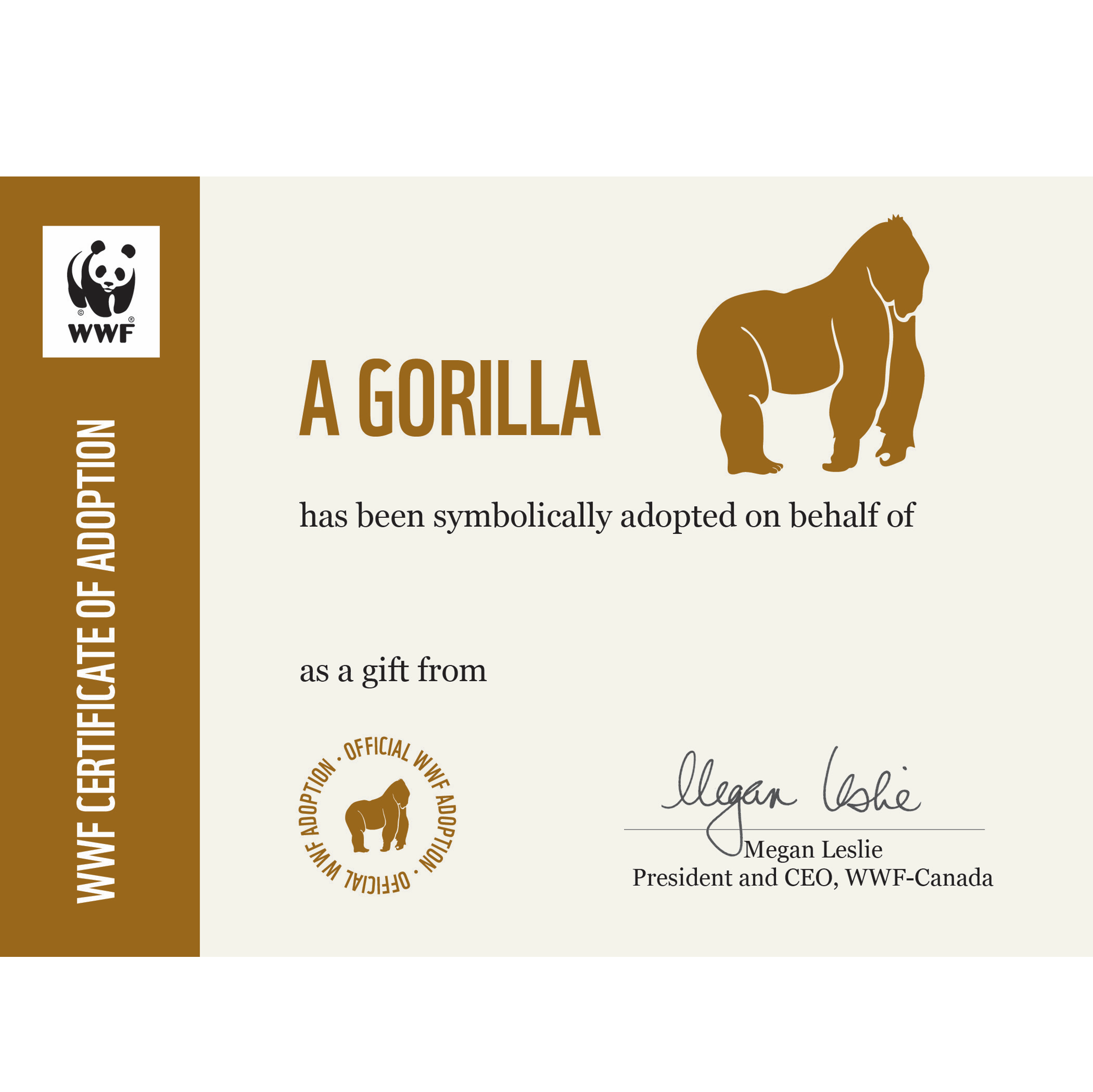 Gorilla - WWF-Canada