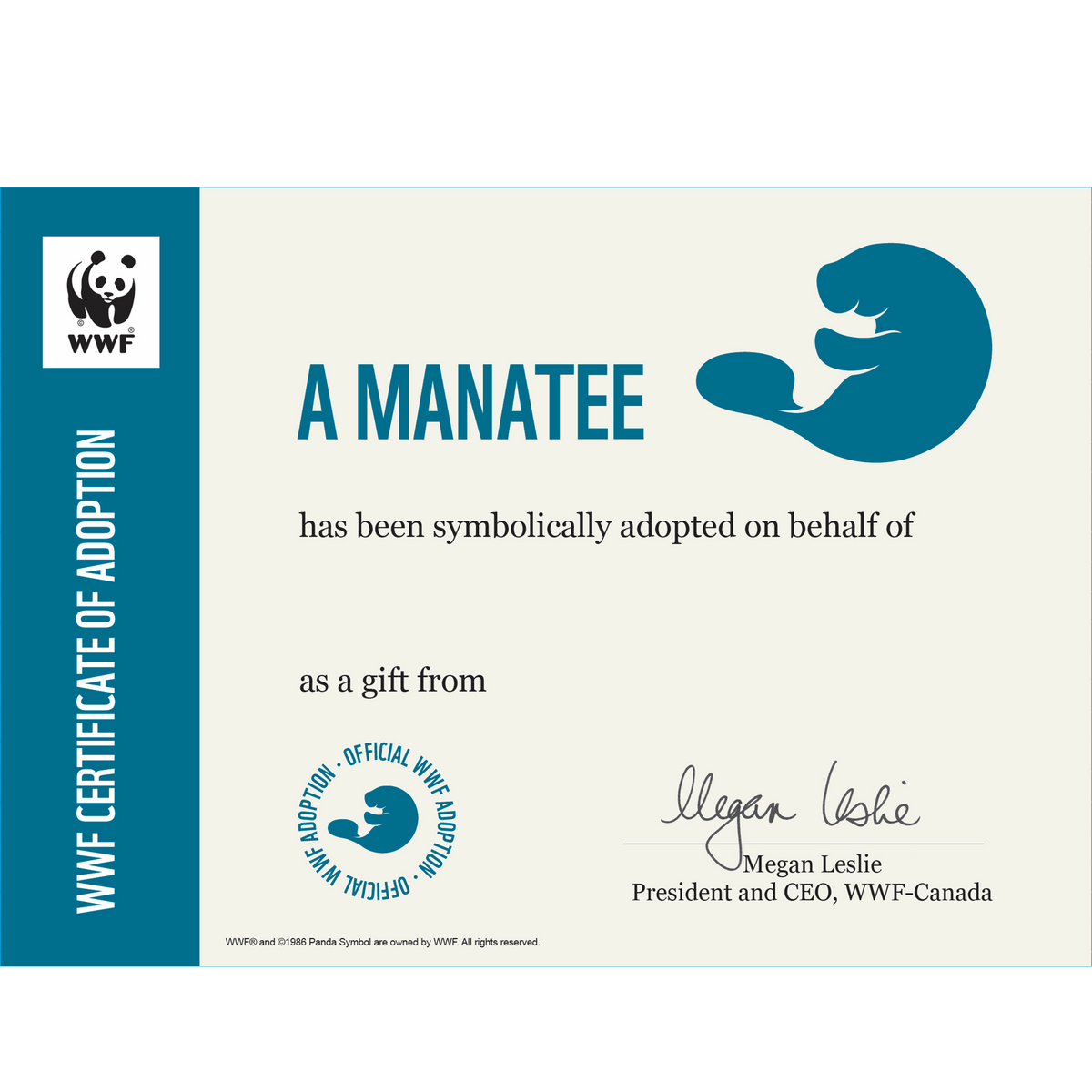 Adopt a Manatee | Plush & Certificate Gift Kits