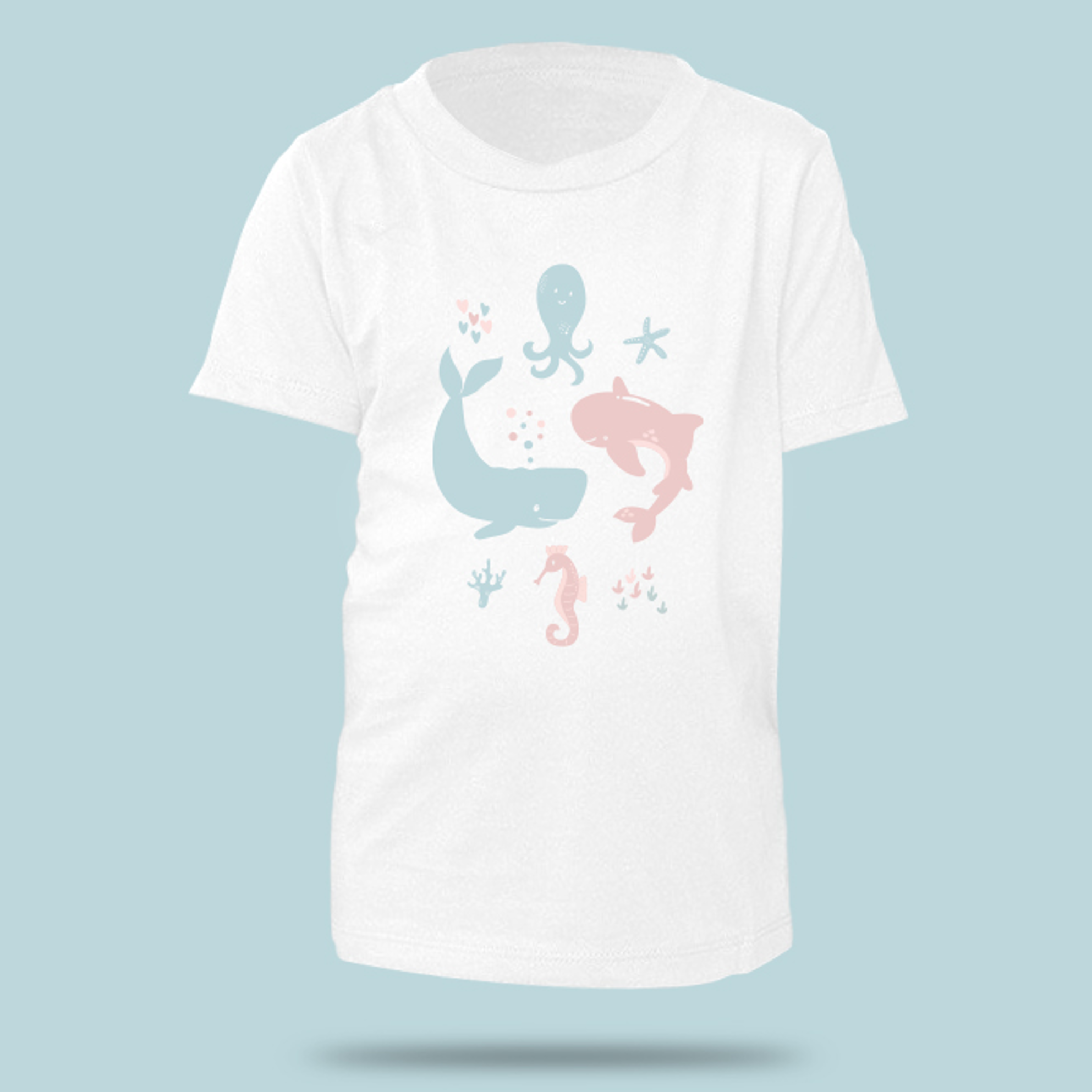 T-shirt pour les tout-petits avec graphique des créatures de l'océan - WWF-Canada