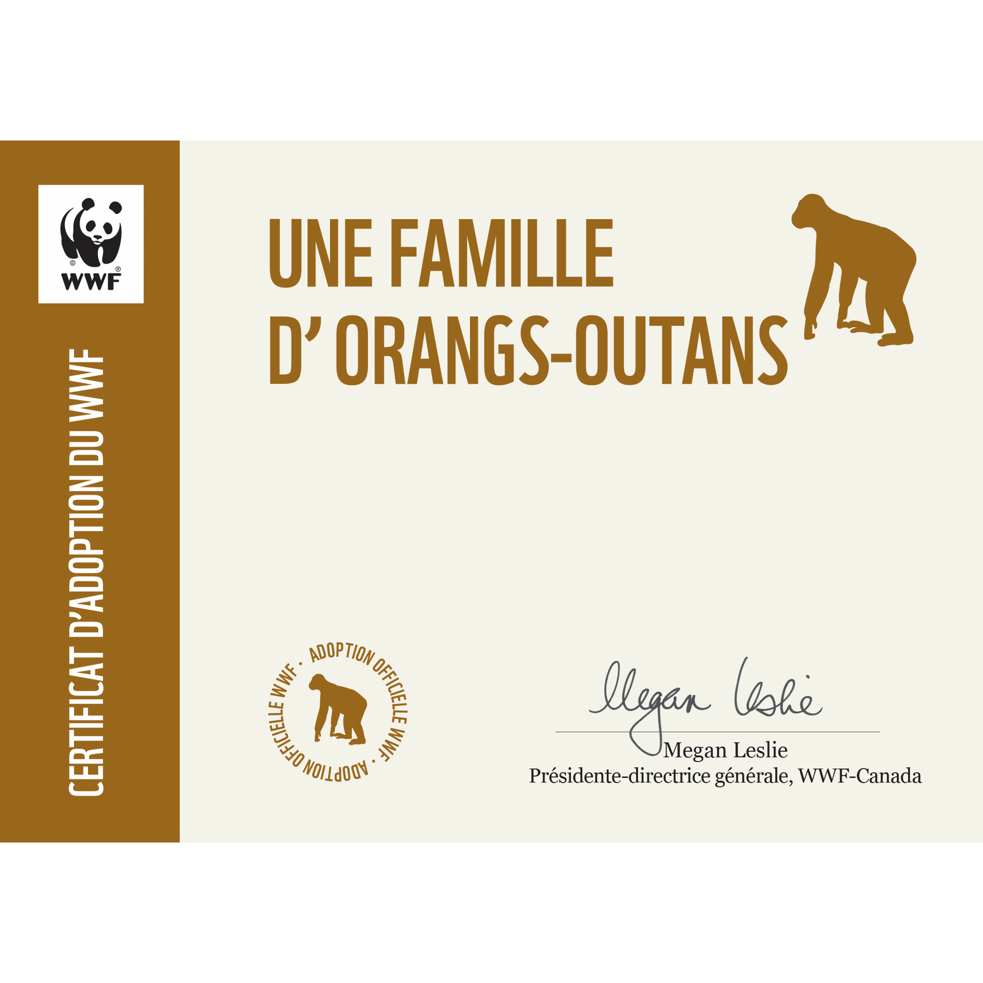 Famille d’orangs-outans