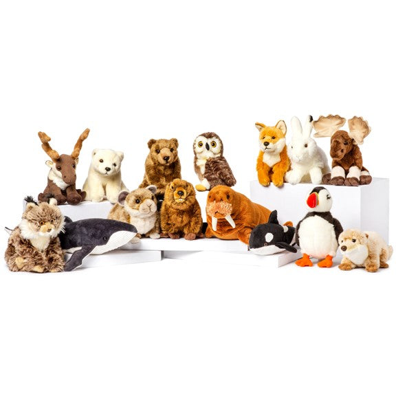 Canadian Collection of 16 animal plushies