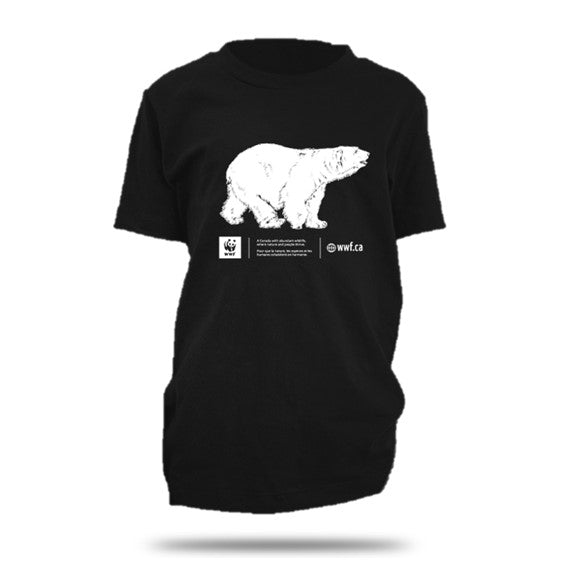 T-shirt pour enfant, ours polaire - WWF-Canada