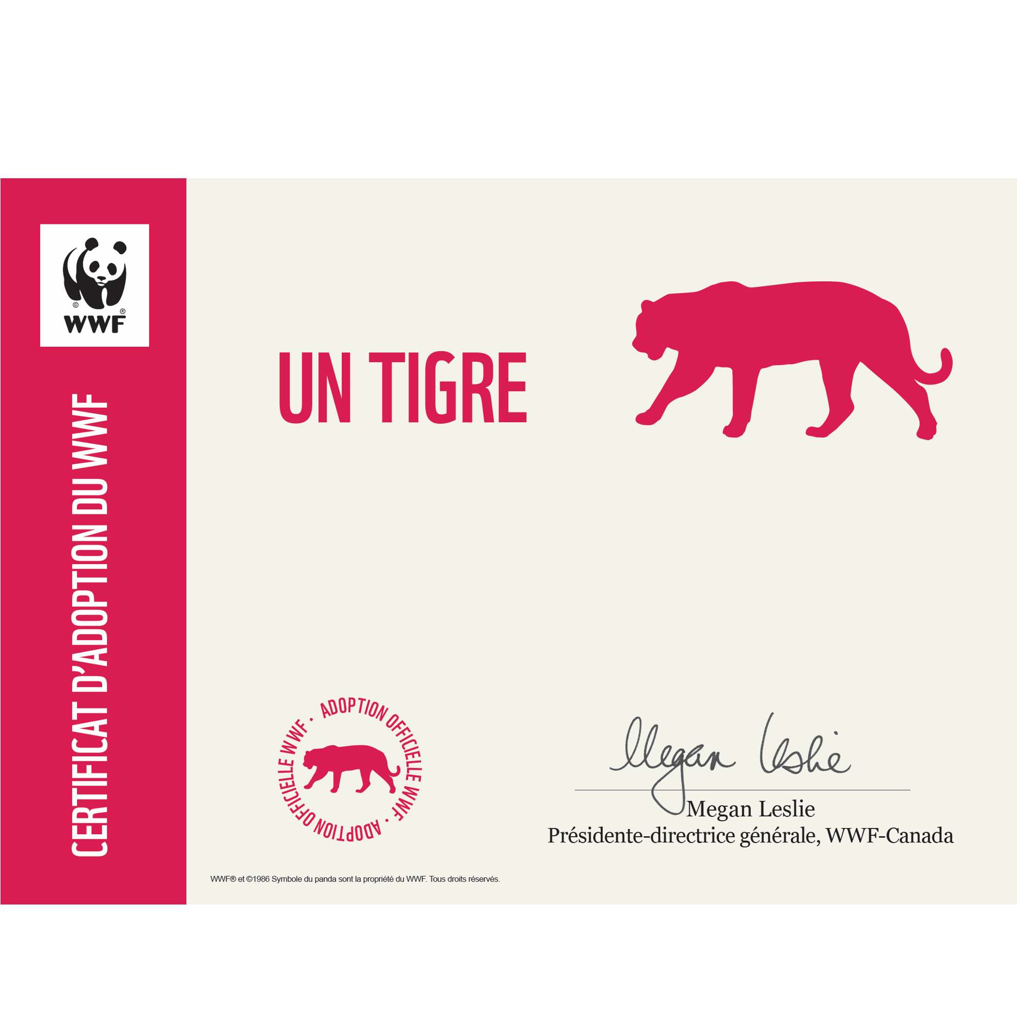 Tigre - WWF-Canada