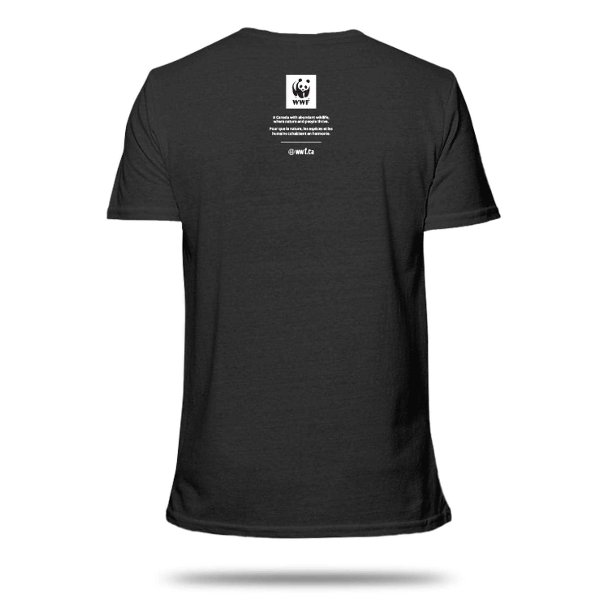 T-shirt unisexe, noir - WWF-Canada